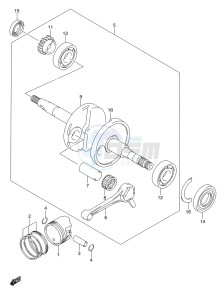 LT-Z50Z drawing CRANKSHAFT