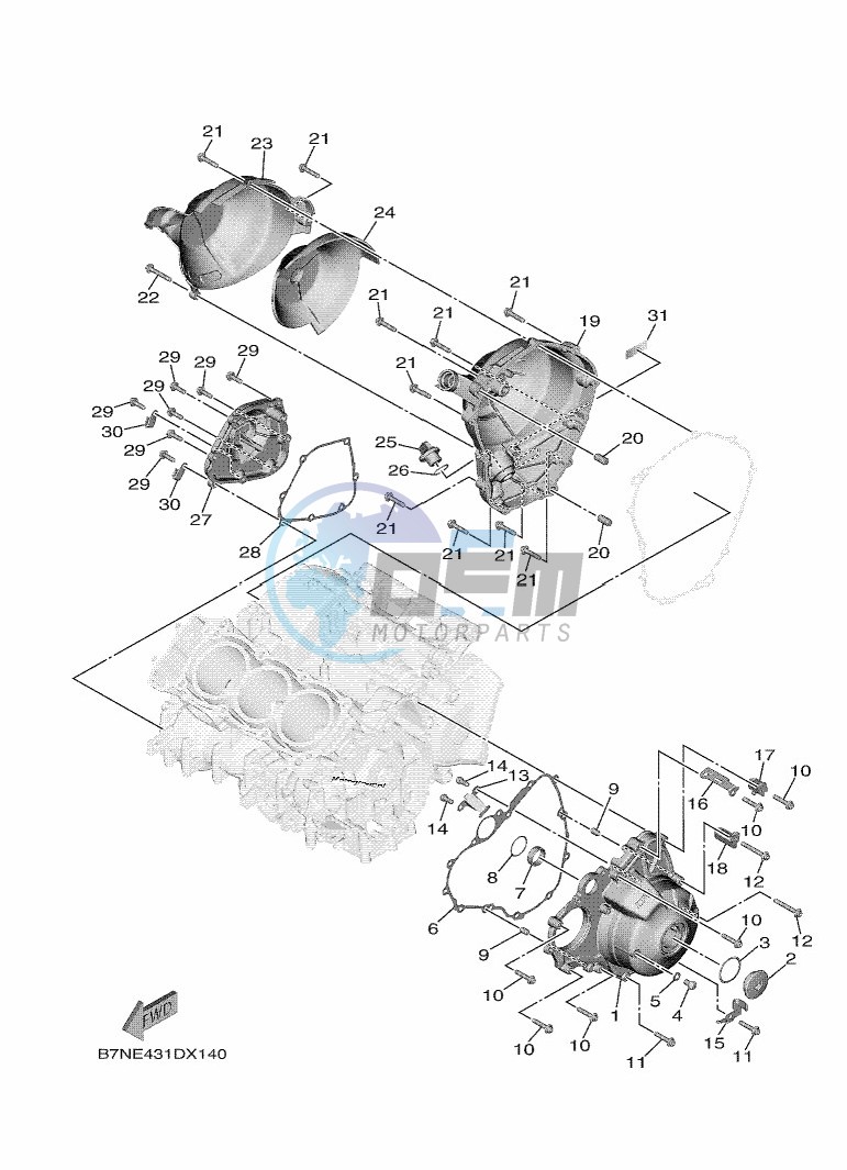 CRANKCASE COVER 1