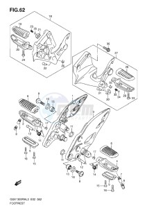 GSX1300R drawing FOOTREST