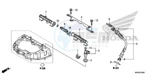 CBR1000RRG CBR1000 - Fireblade Europe Direct - (ED) drawing INJECTOR