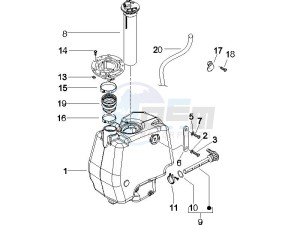 Runner 50 SP drawing Fuel Tank