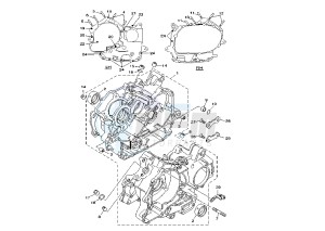 XV DX VIRAGO 535 drawing CRANKCASE