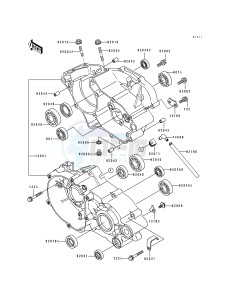 KX 100 B [KX100] (B5-B7) [KX100] drawing CRANKCASE