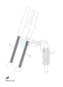 WR450F (1DXD 1DXB 1DXC 1DXE) drawing ALTERNATE FOR CHASSIS