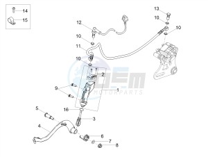 RX 50 FACTORY E4 (EMEA) drawing Rear master cylinder