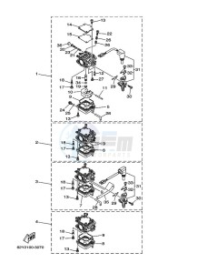 F50DETL drawing CARBURETOR