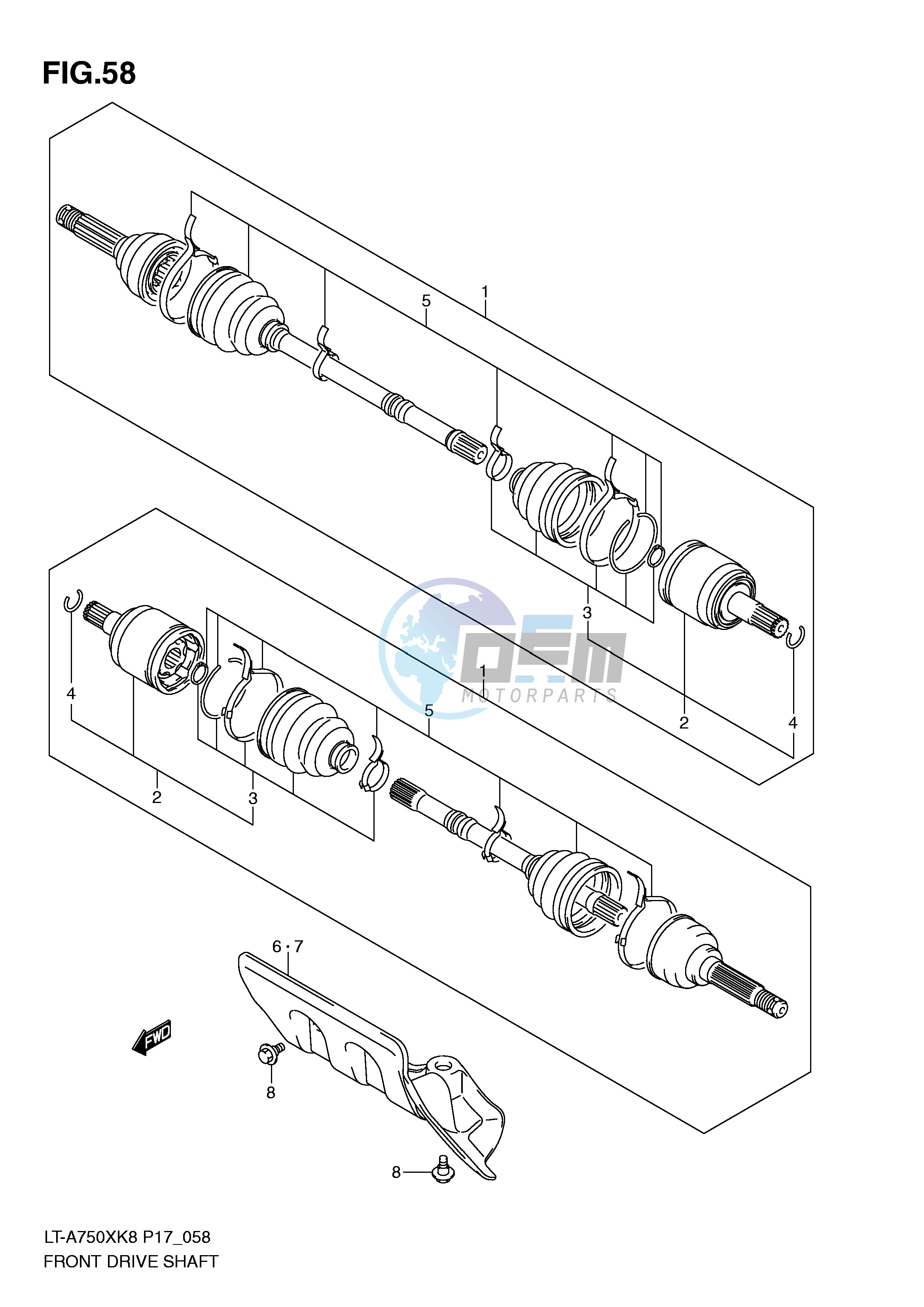 FRONT DRIVE SHAFT