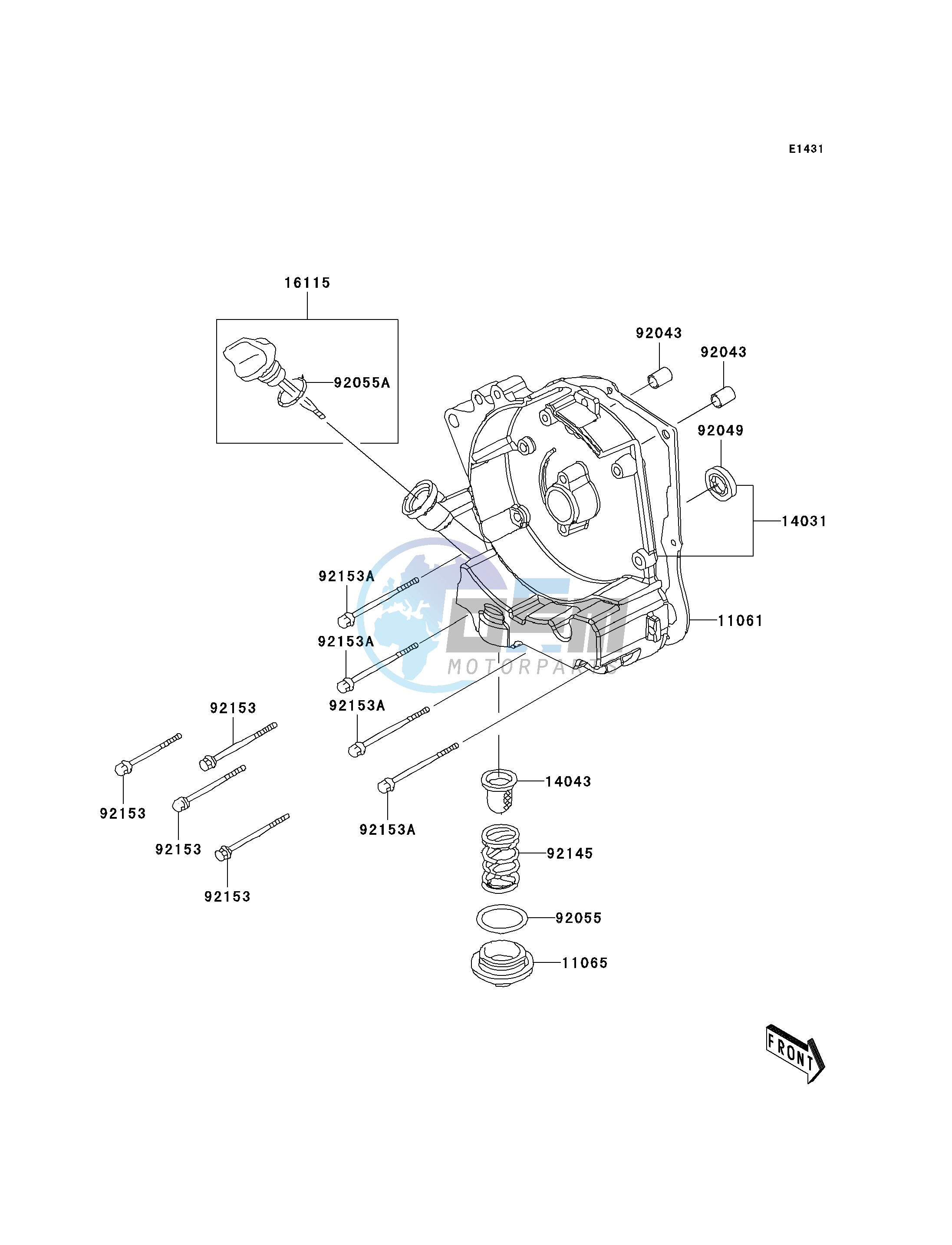 ENGINE COVER-- S- -