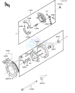 KDX 80 C [KDX80] (C1-C5) [KDX80] drawing REAR HUB