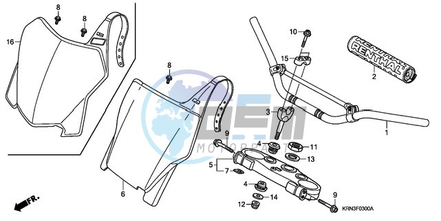 HANDLE PIPE/TOP BRIDGE