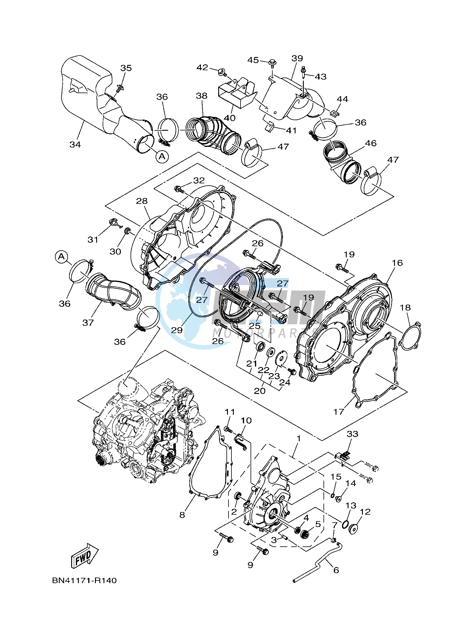 CRANKCASE COVER 1