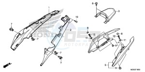 NC700SDC drawing SEAT COWL