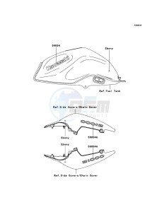 Z1000 ZR1000B9F FR GB XX (EU ME A(FRICA) drawing Decals(Ebony)