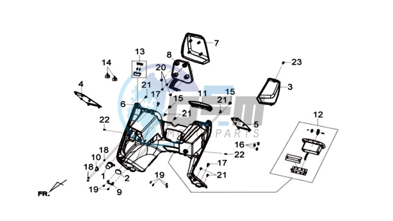 COWLING INNER FR PLATE