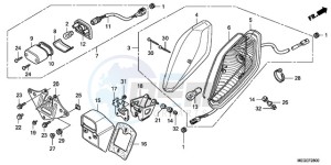 VT750C9 Korea - (KO / MK) drawing TAILLIGHT