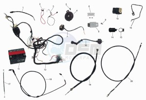 PACIFIC 125 drawing ELECTRICS