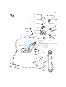 VULCAN S EN650AGF XX (EU ME A(FRICA) drawing Front Master Cylinder