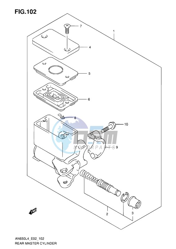 REAR MASTER CYLINDER