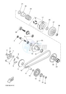 NS50F NITRO 4 (1GB2) drawing CLUTCH