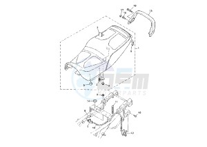 XJR 1300 drawing SEAT