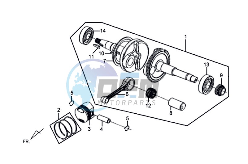 CRANKSHAFT / PISTON / PISTON RING