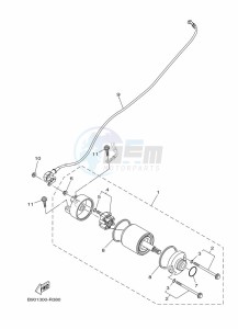 MT-09 MTN850-A (BS2G) drawing STARTING MOTOR