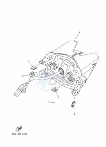 MT-09 MTN850-A (BS2V) drawing TAILLIGHT