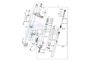 WR F 250 drawing FRONT FORK