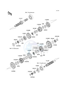 VN 1500 P [VULCAN 1500 MEAN STREAK] (P1-P2) [VULCAN 1500 MEAN STREAK] drawing TRANSMISSION