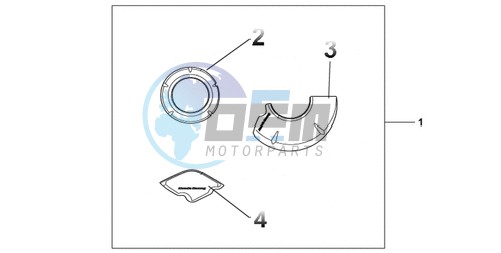 CARBON CRANKCASE COVER SET