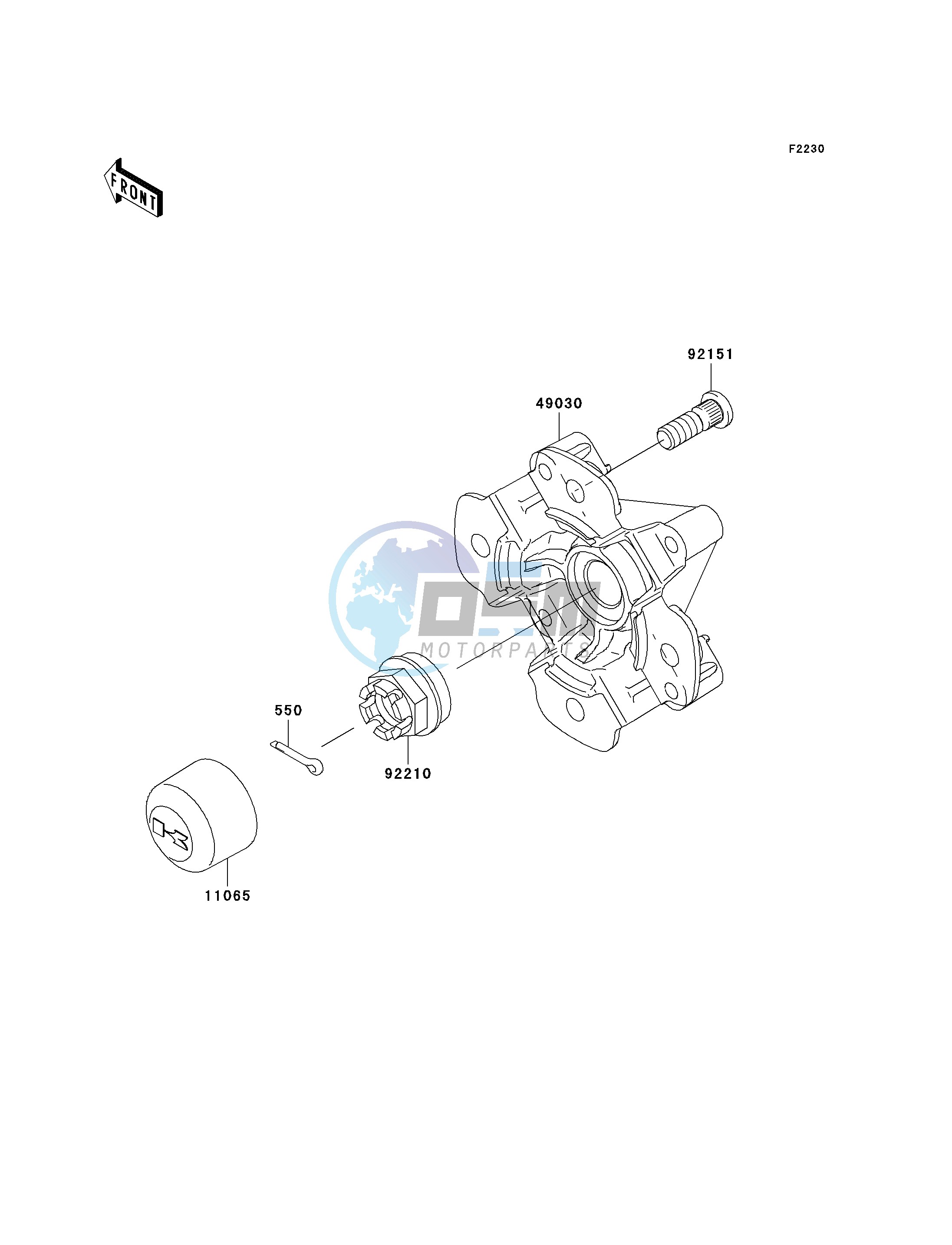 FRONT HUB