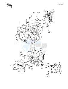 KLT 200 A [KLT200] (A4-A4A DUCKSTER) [KLT200] drawing ENGINE COVERS -- 83 KLT200-A4_A4A- -