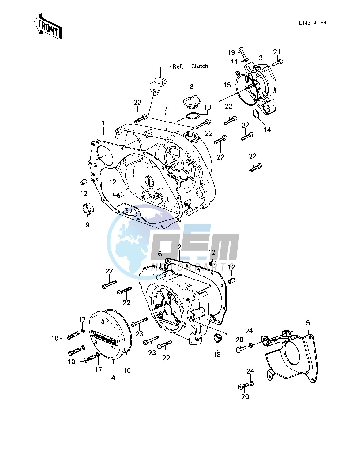 ENGINE COVERS -- 83 KLT200-A4_A4A- -