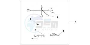 SH300 drawing HEATED GRIP