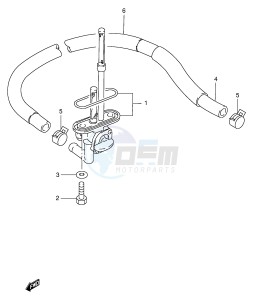 VS600GL (E2) INTRUDER drawing FUEL COCK