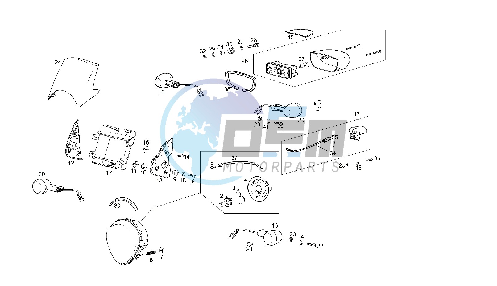 HEADLAMPS - BLINKERS MY08-09