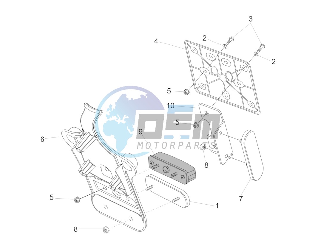 Rear body II- Plate holder