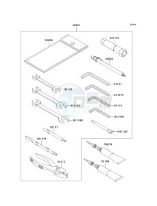 VN 1500 B [VULCAN 88 SE] (B1-B3) N8FA drawing OWNERS TOOLS