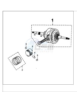 TWEET 50 YO drawing CRANKSHAFT AND PISTON