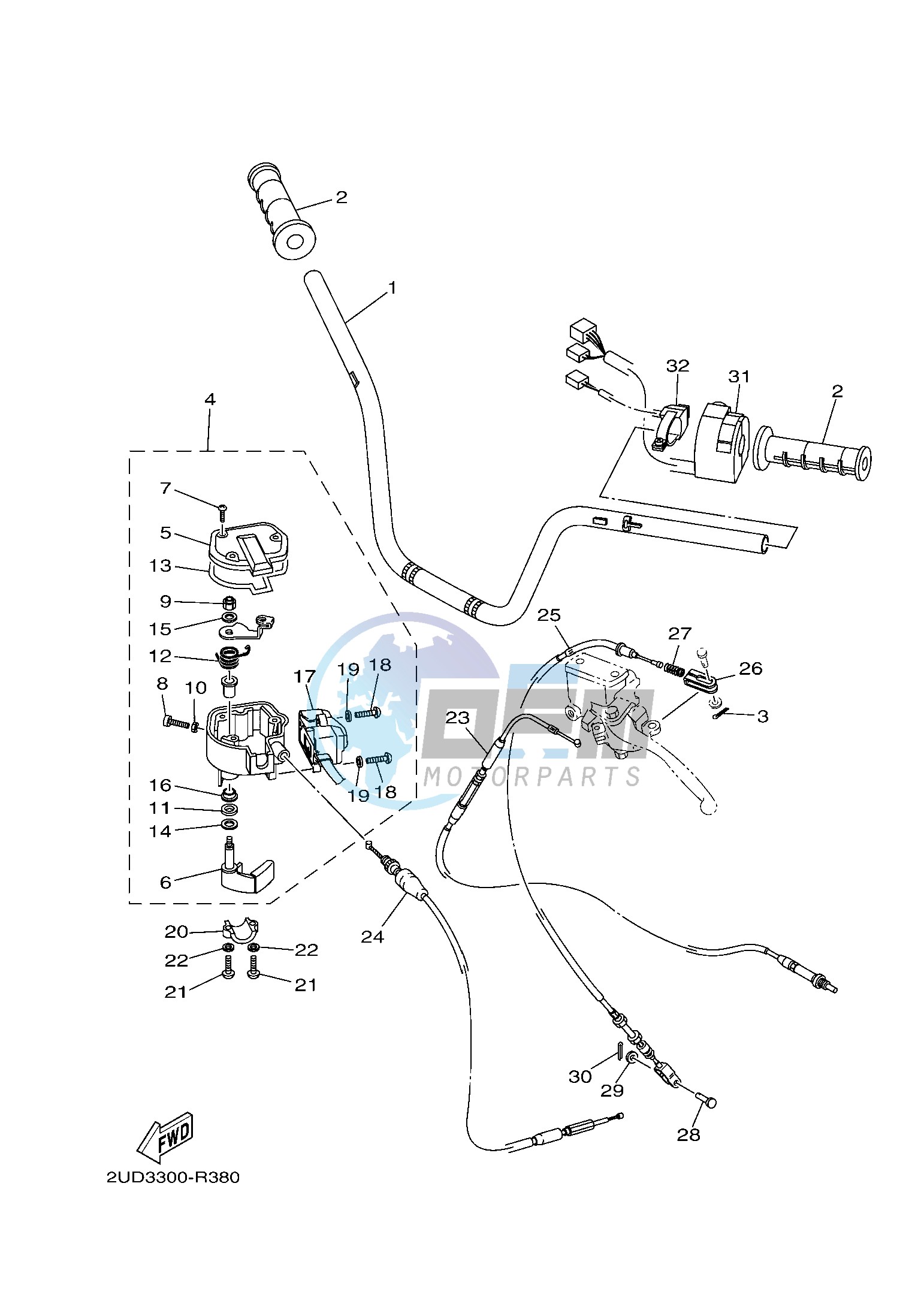 STEERING HANDLE & CABLE