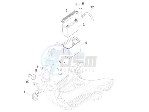 Sprint 50 2T (EMEA) drawing Remote control switches - Battery - Horn