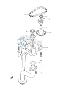 DF 225 drawing Oil Pump