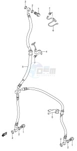 DL1000 (E2) V-Strom drawing FRONT BRAKE HOSE