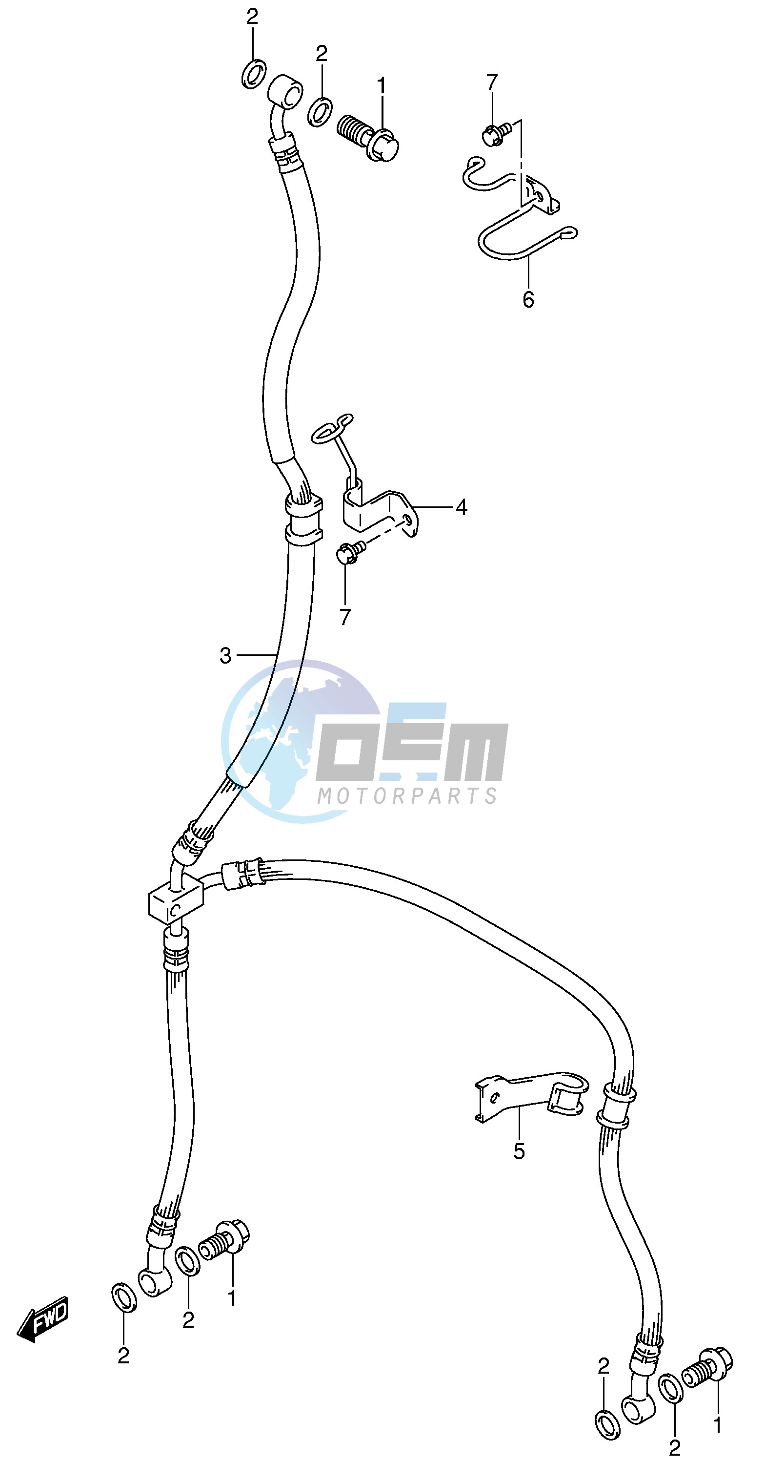 FRONT BRAKE HOSE