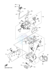 XVS1300CU XVS1300 CUSTOM XVS1300 CUSTOM (2SSA) drawing INTAKE 1