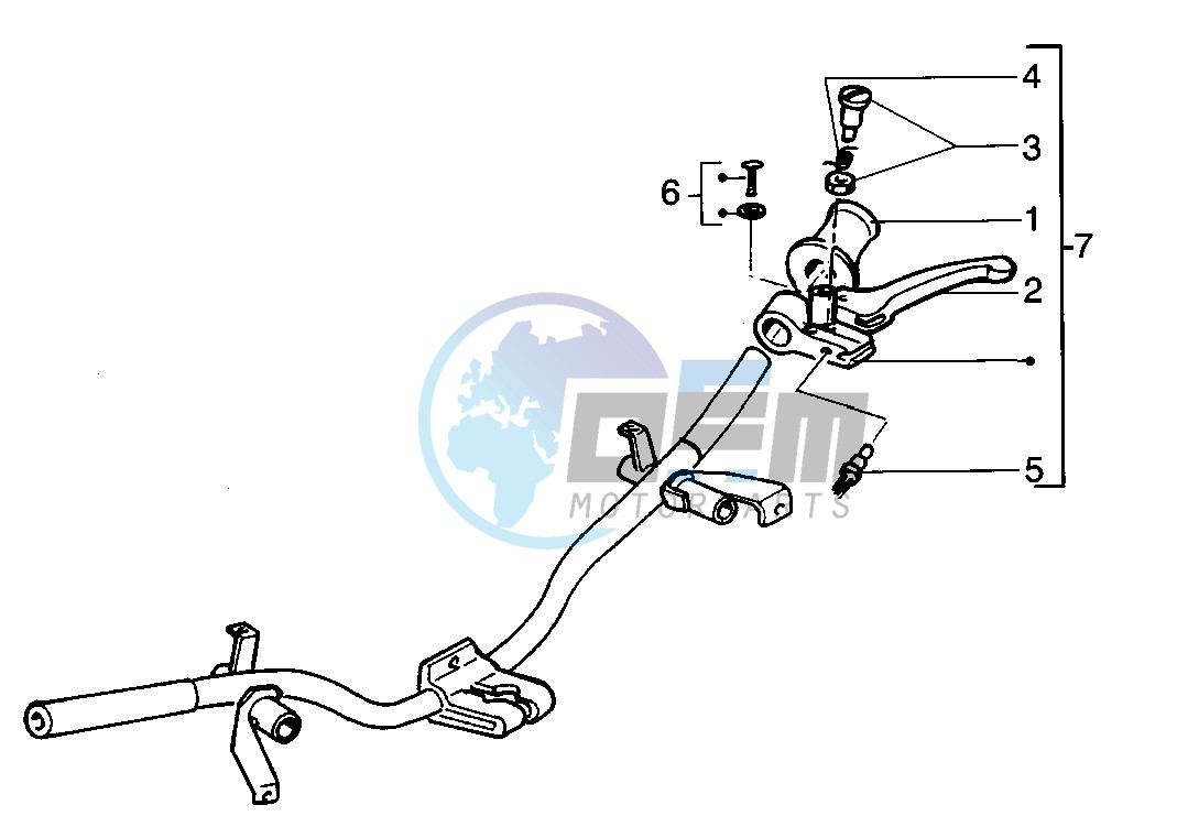 Rear brake control