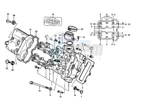 RAPTOR 650 drawing FRONT CYLINDER HEAD