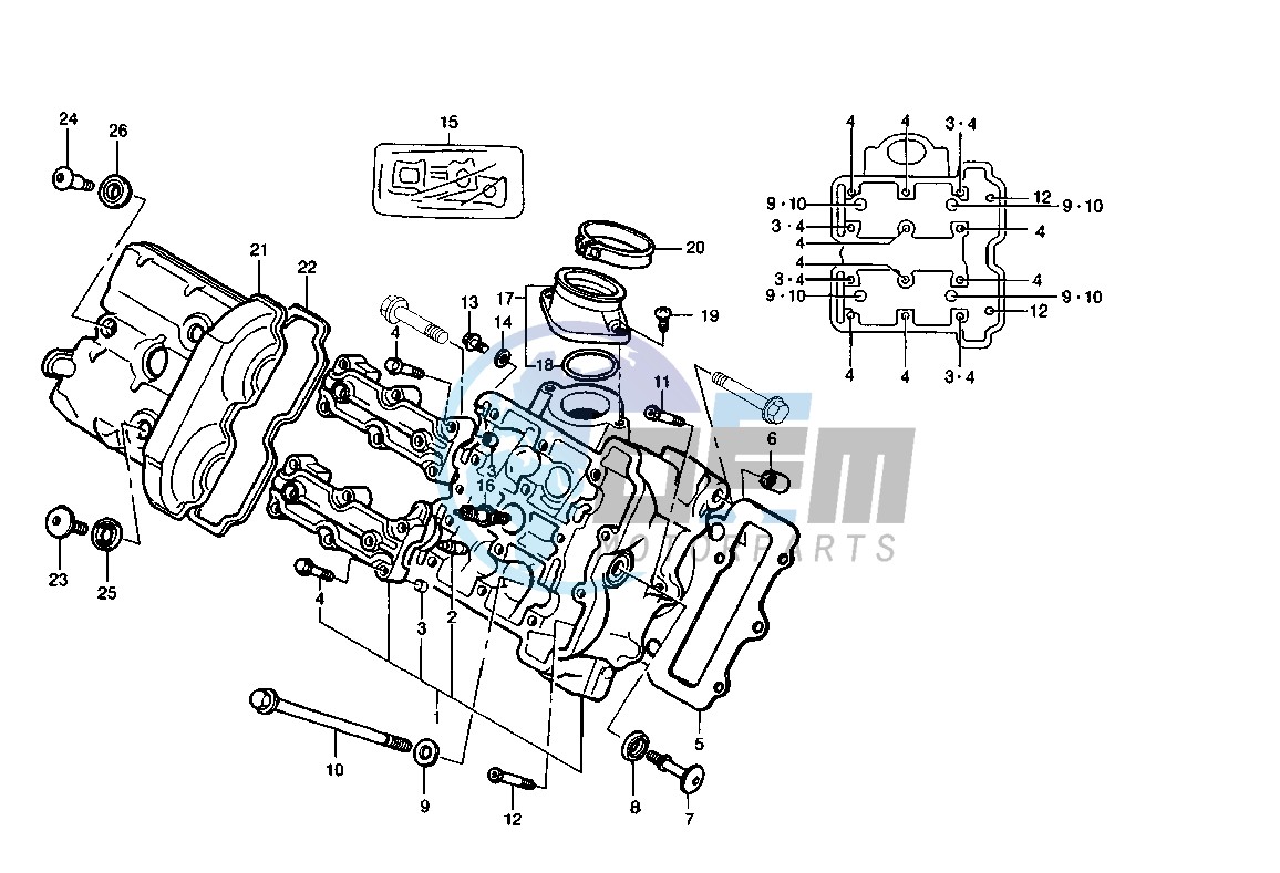 FRONT CYLINDER HEAD