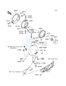 VN900_CUSTOM VN900CBF GB XX (EU ME A(FRICA) drawing Headlight(s)(WV)