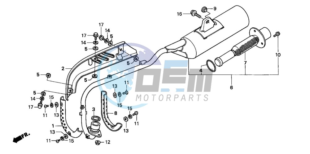 EXHAUST MUFFLER